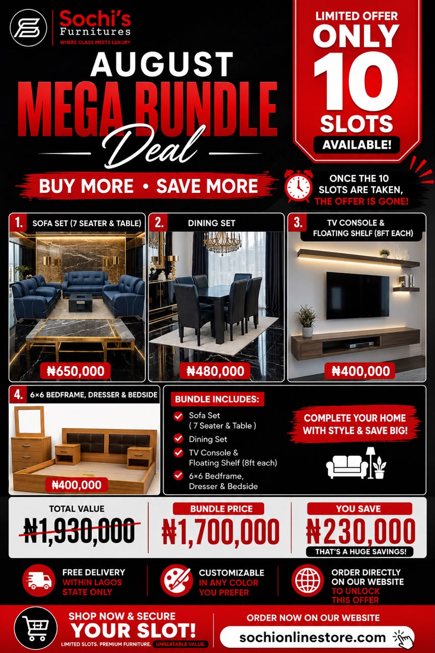 Sochi’s Signature Family Bundle – August Mega Deal